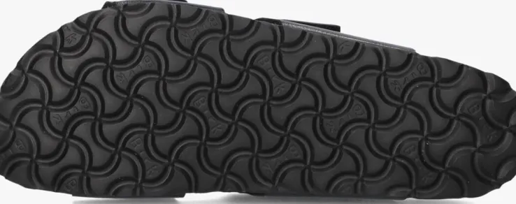 zwarte birkenstock slippers sydney cushion buckle