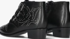 zwarte bronx enkellaarsjes new-tex 47534