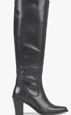 zwarte bronx hoge laarzen new-parton