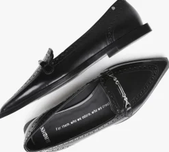 zwarte bronx loafers laur-ynn 66558