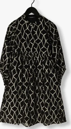 zwarte bruuns bazaar mini jurk scome sarina dress