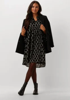 zwarte bruuns bazaar mini jurk scome sarina dress