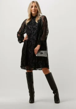 zwarte bruuns bazaar mini jurk echinops philinas dress