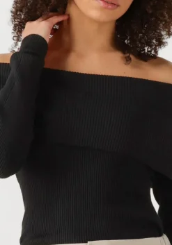 zwarte bruuns bazaar t-shirt tonna knit