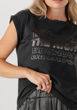 zwarte by-bar t-shirt thelma nights top