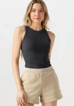 CALVIN KLEIN e top washed woven label rib tank top>DAMES Tops & T-Shirts