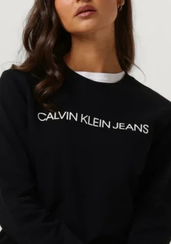 zwarte calvin klein trui institutional core logo cn