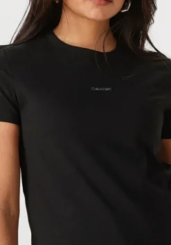 CALVIN KLEIN e t-shirt placed institutional baby tee><noscript><img width=