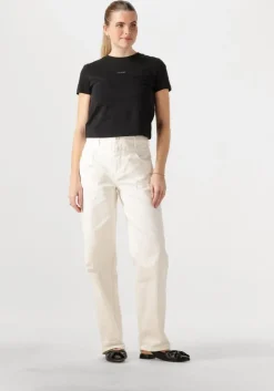 CALVIN KLEIN e t-shirt placed institutional baby tee><noscript><img width=