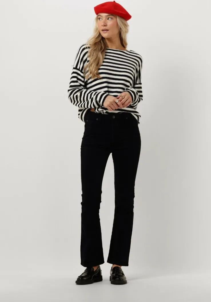 zwarte catwalk junkie trui kn soft stripe