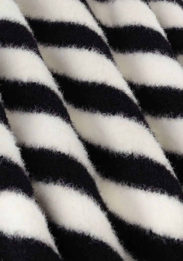 zwarte catwalk junkie trui kn soft stripe