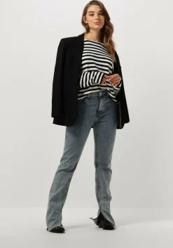 zwarte catwalk junkie trui kn soft stripe