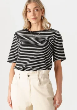 zwarte cc heart t-shirt cc heart silla stripe