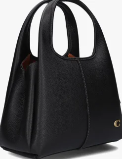 zwarte coach schoudertas lana