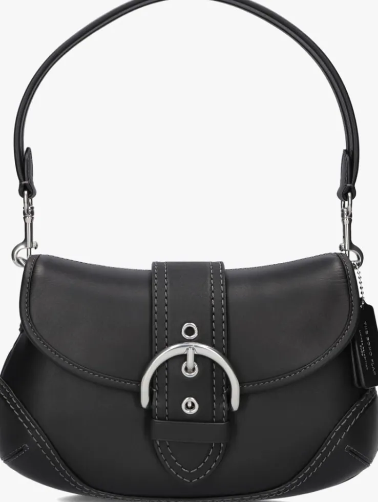 zwarte coach schoudertas soho bag