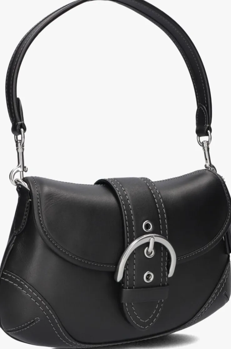 zwarte coach schoudertas soho bag