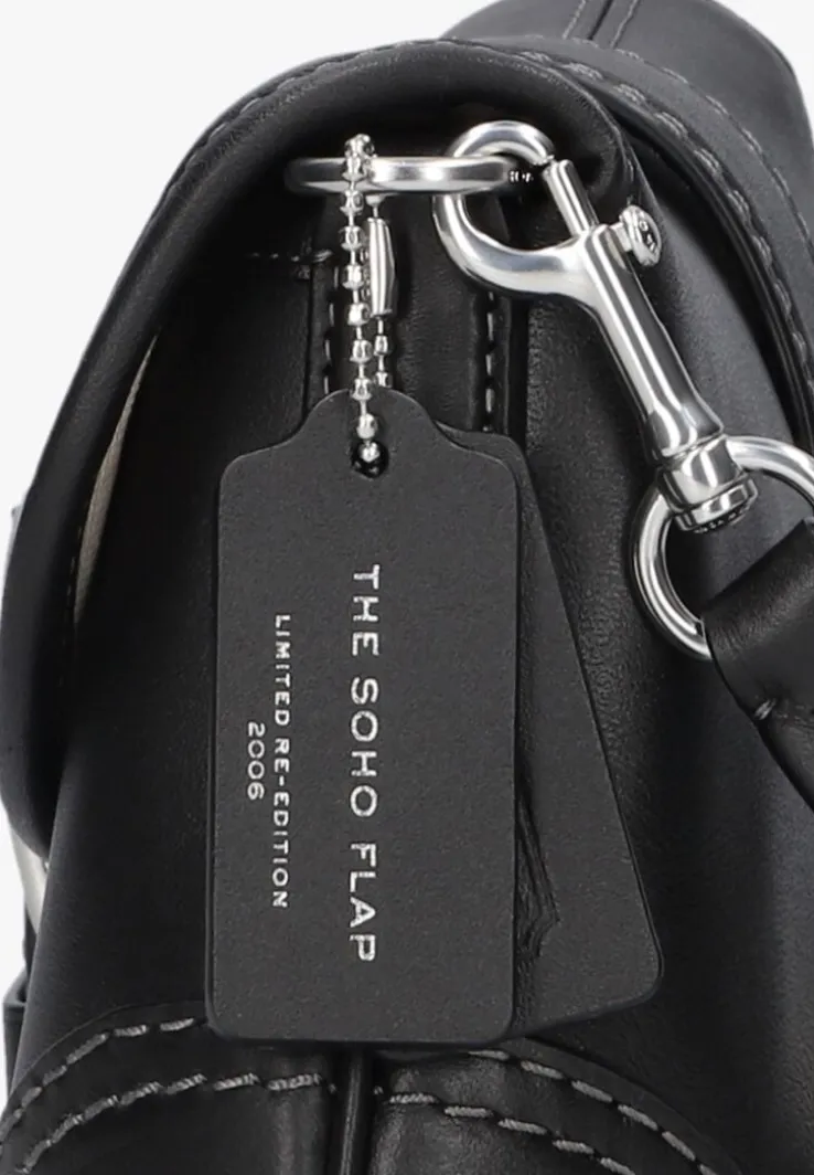 zwarte coach schoudertas soho bag