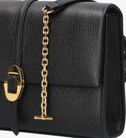 zwarte coccinelle schoudertas dorian