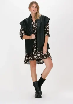 zwarte co'couture gilet harvie leather vest