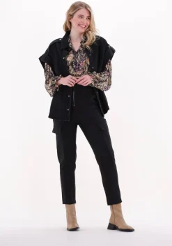 zwarte co'couture gilet vika denim vest