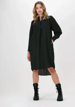 zwarte co'couture midi jurk callum volume dress