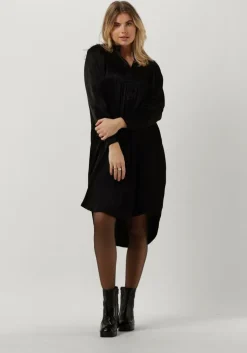 zwarte co'couture midi jurk harvey volume dress