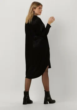 zwarte co'couture midi jurk harvey volume dress