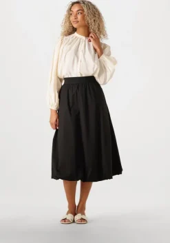 zwarte co'couture midirok poppycc balloon skirt