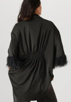 CO'COUTURE e co'couture mini jurk adna cc feather shirt><noscript><img width=
