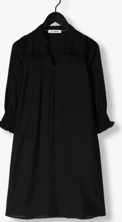 zwarte co'couture mini jurk hera frill crop dress