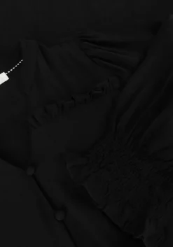 zwarte co'couture mini jurk hera frill crop dress