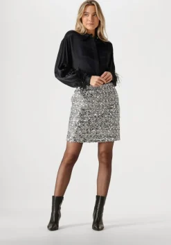CO'COUTURE e co'couture minirok boucle cc sequin mini skirt><noscript><img width=