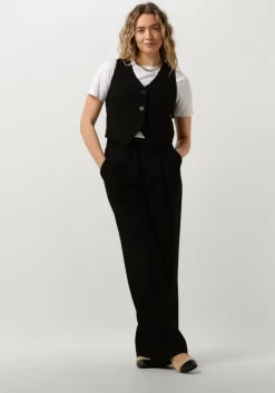 CO'COUTURE e co'couture pantalon vola pleated long pant>DAMES Broeken