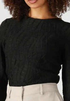 zwarte co'couture top freddie blouse