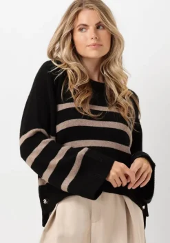 CO'COUTURE e co'couture truien/vesten maja button stripe>DAMES Truien & Vesten