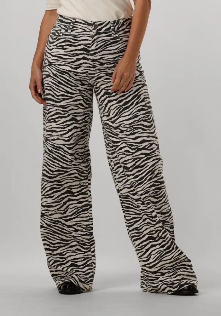 CO'COUTURE e co'couture wide jeans zion zebra wide pant>DAMES Jeans