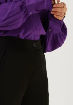 zwarte co'couture wijde broek celeste wide pant