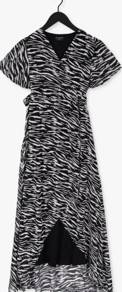 COLOURFUL REBEL e maxi jurk felin zebra maxi wrap dress><noscript><img width=