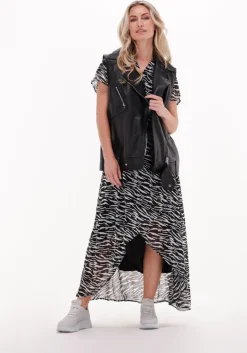 COLOURFUL REBEL e maxi jurk felin zebra maxi wrap dress><noscript><img width=