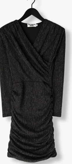 COLOURFUL REBEL e mini jurk bryssa lurex stripes padded dress><noscript><img width=