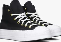 zwarte converse hoge sneakers chuck taylor all star lift platform