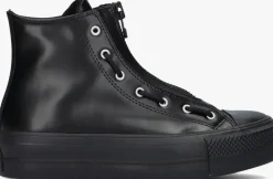 zwarte converse hoge sneakers chuck taylor all star lift hi