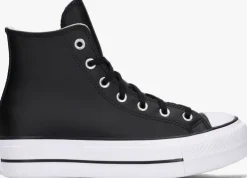 zwarte converse hoge sneakers chuck taylor all star lift hi