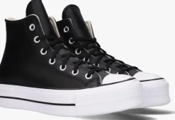 zwarte converse hoge sneakers chuck taylor all star lift hi