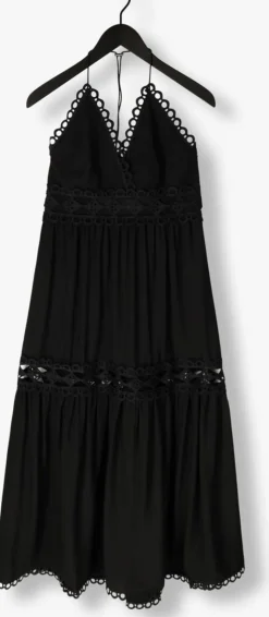zwarte copenhagen muse maxi jurk cm asleah dress