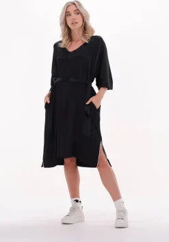 zwarte 10days mini jurk kimono tunic
