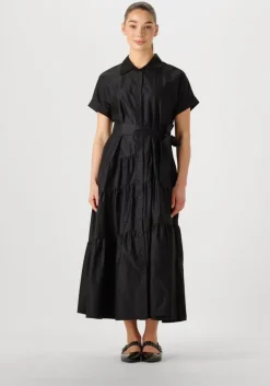 zwarte devotion maxi jurk ear