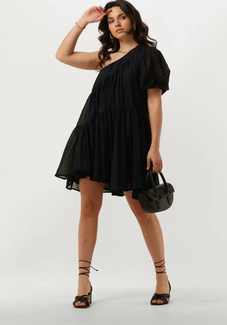 zwarte devotion mini jurk gloria