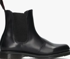 zwarte dr martens chelsea boots flora