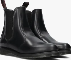 zwarte dr martens chelsea boots flora